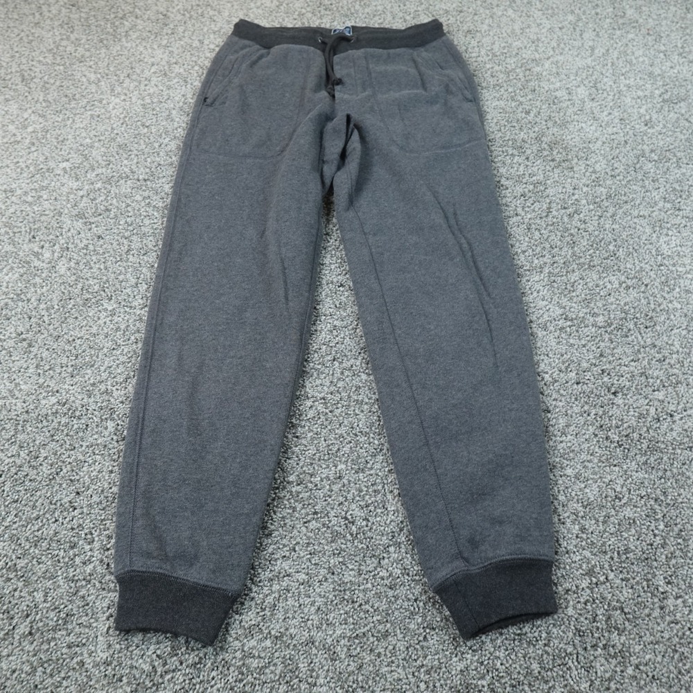 J Crew Sweatpants Mens S Gray Knit Jogger Pants Drawstring Preppy Workout Gym